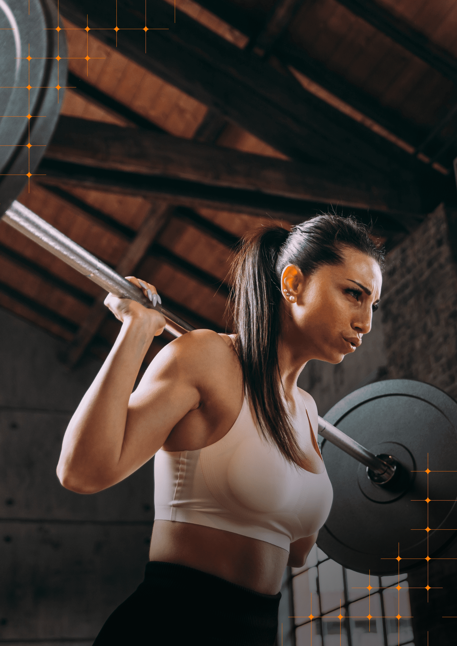 Kobieta Wykonuje Ćwiczenie Sylwetkowe